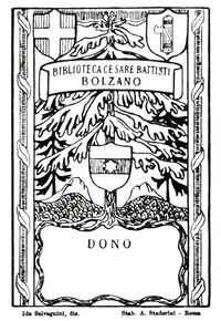 Immagine: Biblioteca Civica storica Ex libris 3